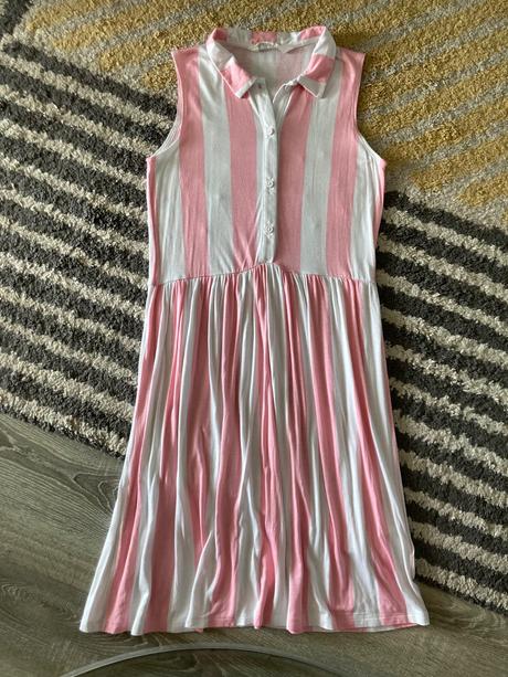 Pásikavé šaty 134/140, h&m,134