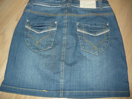 Riflová sukňa, etam,38