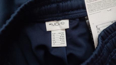 Športové tepláky, h&m,134 / 140