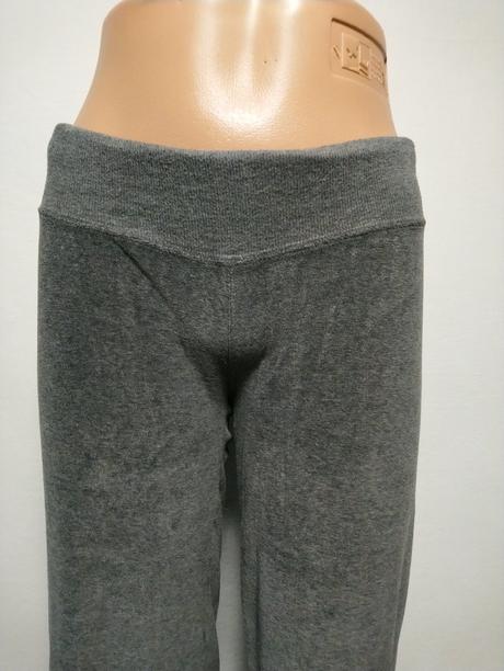 Dámske tmavo sivé tepláky, hunkemolier, s