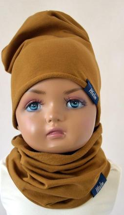 Šmolko čiapka melm tmavá horčica, 