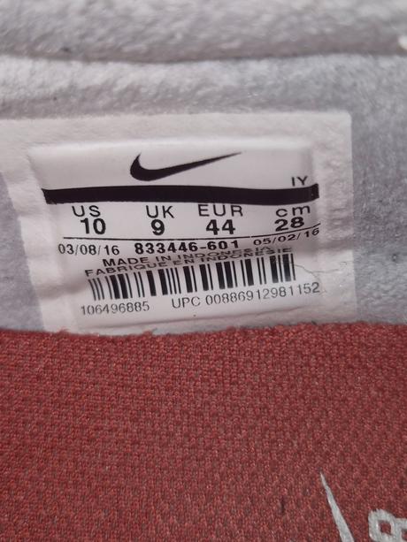 Nike sb eric koston max dark cayenne, nike,44