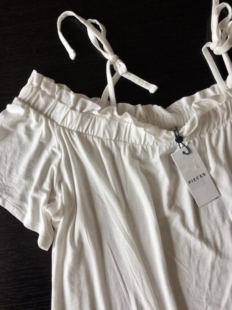 Pieces biely top/tričko vel.m, 38 / m