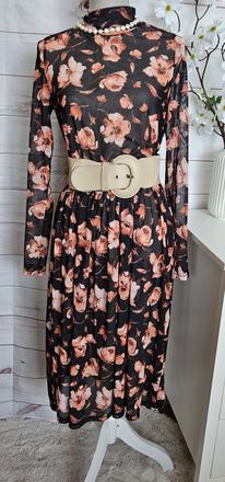 Pekné lahulinké šaty, s