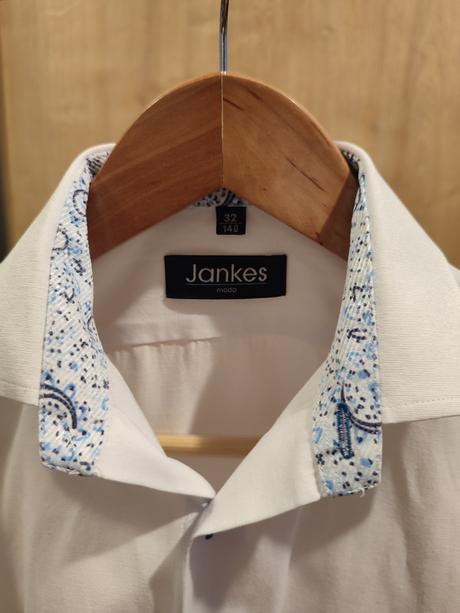 Biela elegantná košeľa zn. ja keď, veľ. 140, 140