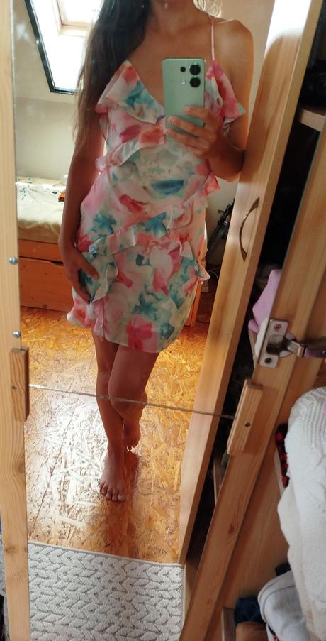 Farebné šaty, zara,s