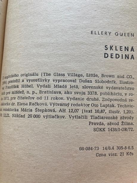 Sklená dedina ellery queen (1973),