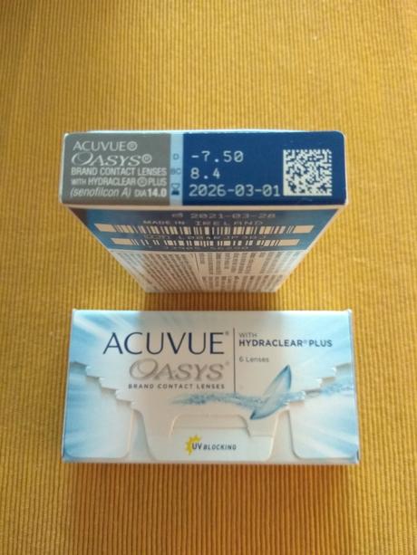 Kontaktné šošovky -7,5, 