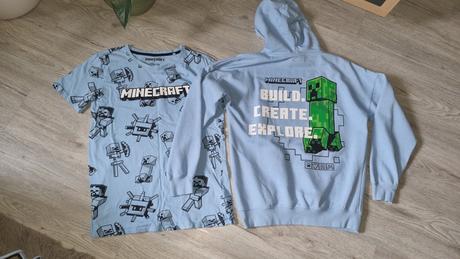 Minekraft mikina a tričko, takko,158