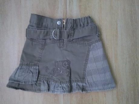 Suknicka s regulovatelnym pasom, palomino,104