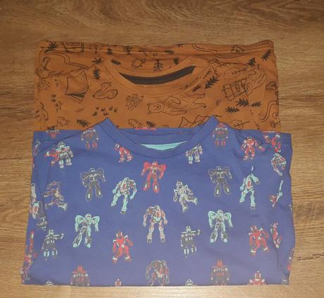 Tričká robot a lesné zvieratá, f&f,110