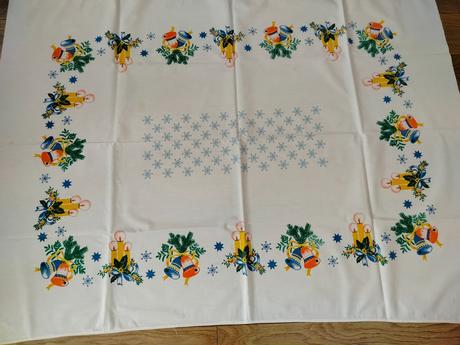 Vintage vianočný obrus, 