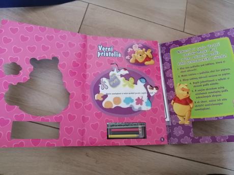 Kniha šablón so samolepkami,