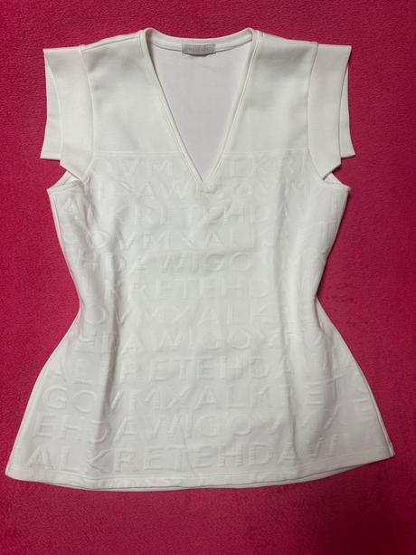 Tričková vesta krémová biela zn. magenta, m