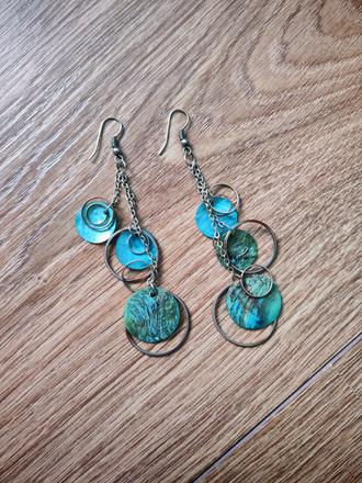 Tyrkysové náušnice,