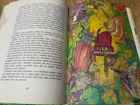 Retro stará rozprávka svrčkove dobrodružstvá,