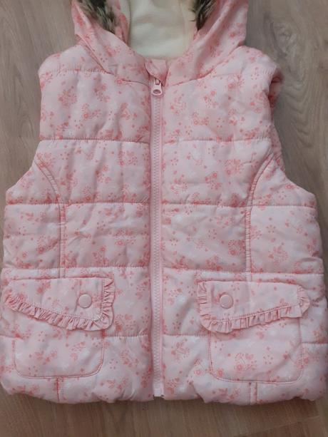 Dievčenská zateplena vesta, f&f,104
