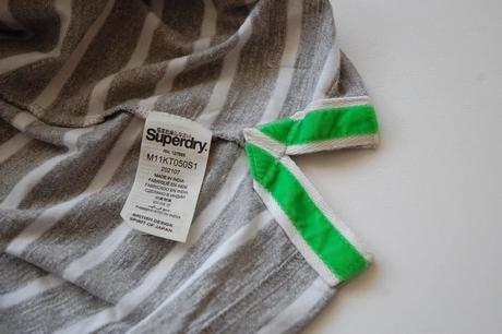 Pánske polo tričko superdry the breton stripe, superdry,xl