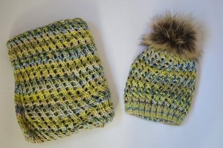 Súprava čiapka so šálom, l - xxxl