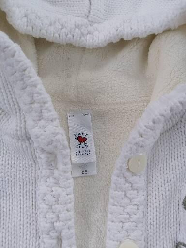 Pletený kabátik/sveter, baby club,86
