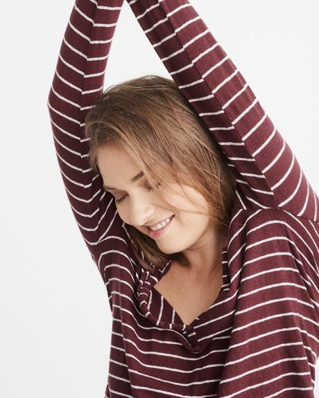 Bordove tricko abercrombie&fitch vel.s a m, abercrombie&fitch,m / s