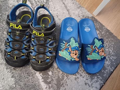 Sandále a šľapky - set spolu, veľk.31, fila,31