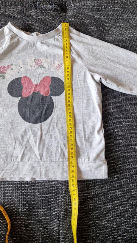 Tričko minnie hm dlhý rukáv, h&m,116