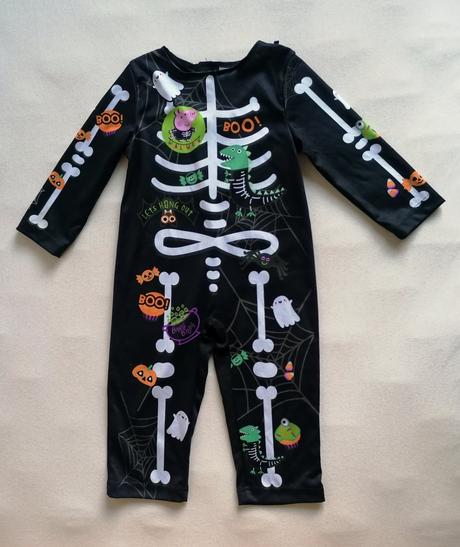 Kostrička peppa pig - strašidelný kostým veľ. 92,