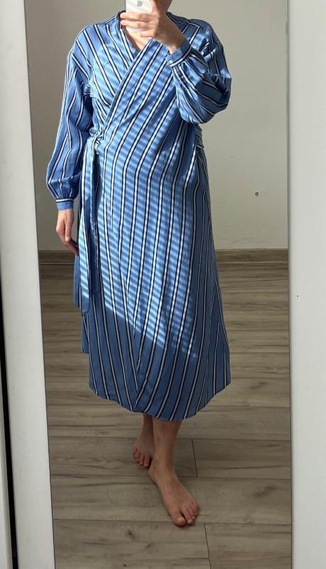 Zavinovacie šaty h&m, h&m,l