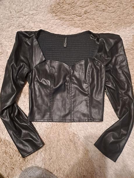 Kožený top amisu, amisu,m