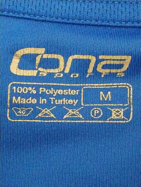 Pánske športové modro biele tričko, cona, m, m