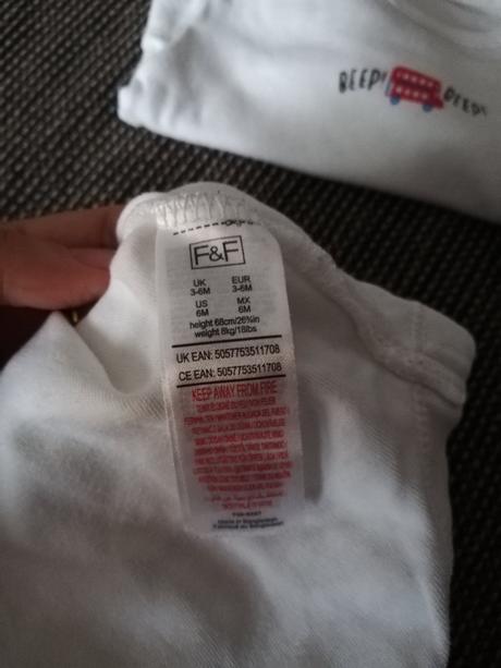 Body detské 5ks, f&f,68