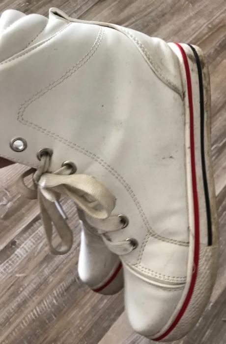 Koženkové tenisky na platforme darujem k nákupu, 39