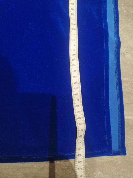 Zamatové šaty lindex vm,elast.,kráľovská modrá, lindex,m