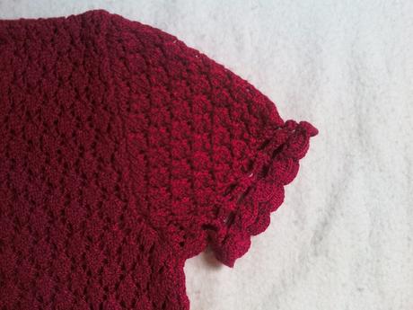 Ručne pletená blúzka, s