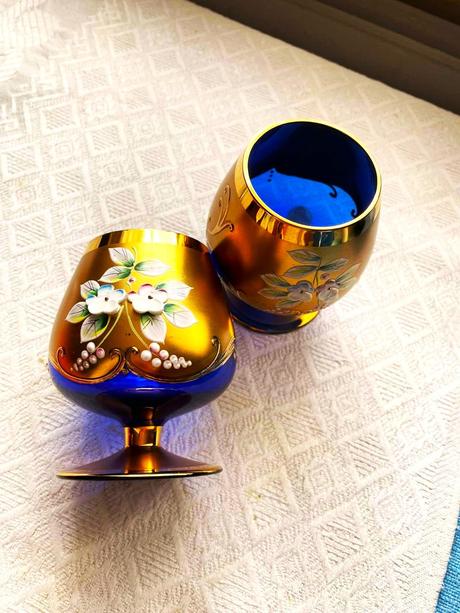 Napoleónky bohemia z borského skla,