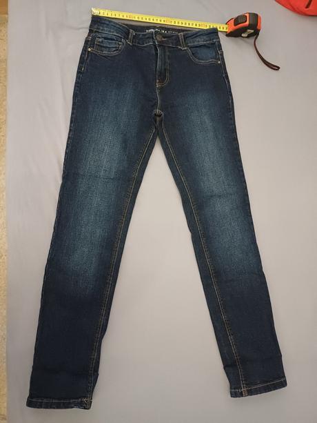 Rifle primark tmavý denim - cena za 1ks, primark,158