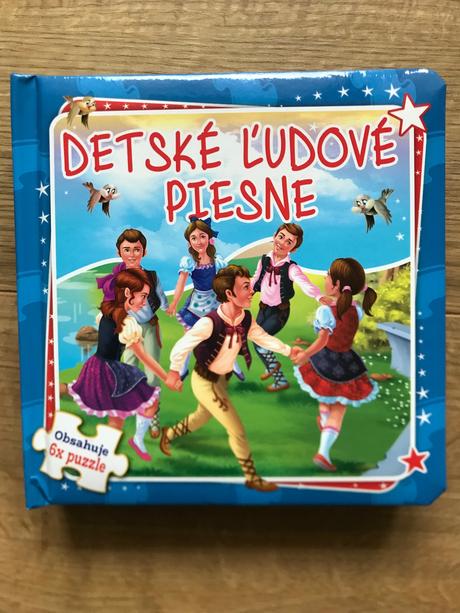 Knižka ľudové pesničky s puzzlami, 