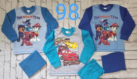 Bavlnené pyžamká - patrola, cars, tinko,98