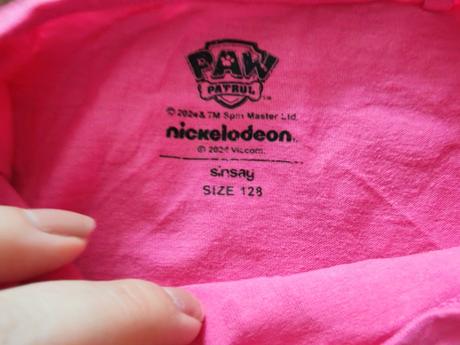 Nočná košeľa labková patrola, sinsay,128