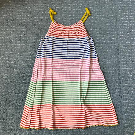 Pruhovane saty na ramienka, mini boden,128