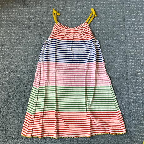 Pruhovane saty na ramienka, mini boden,128