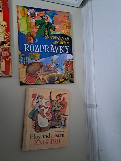 Knihy v angličtine, učebnica aj, dvojjazyčné, 