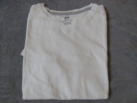 Biele tričko, h&m,122