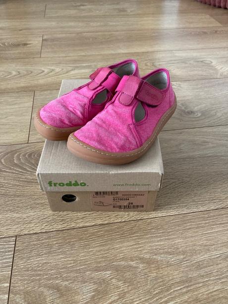 Froddo barefoot papuče - plátenky, froddo,28