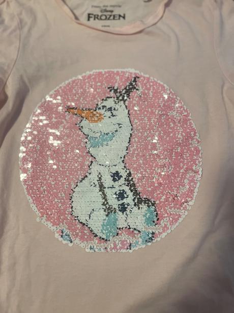 Premienacie tricko frozen elsa olaf, c&a,122