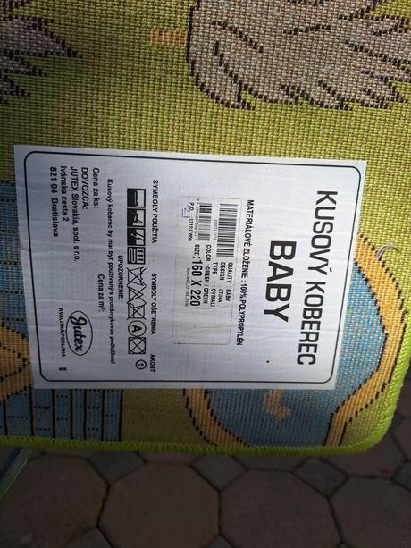 Detský koberec cestičky, 