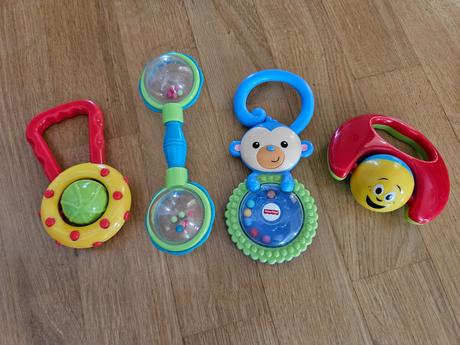 Hrkálky do ručičky fisher price a iné, 