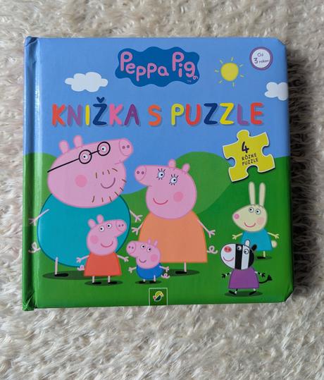 Peppa pig - knižka s puzzle, 