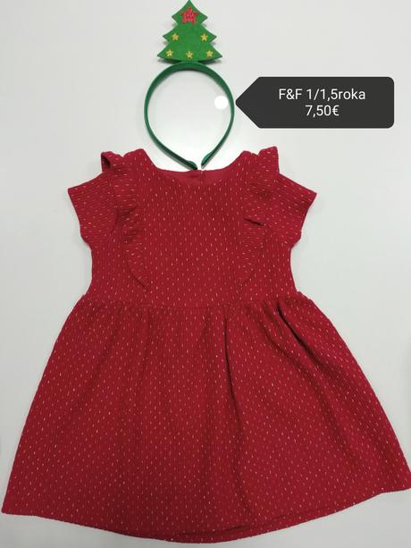 Červené šaty s volánikmi, f&f,86